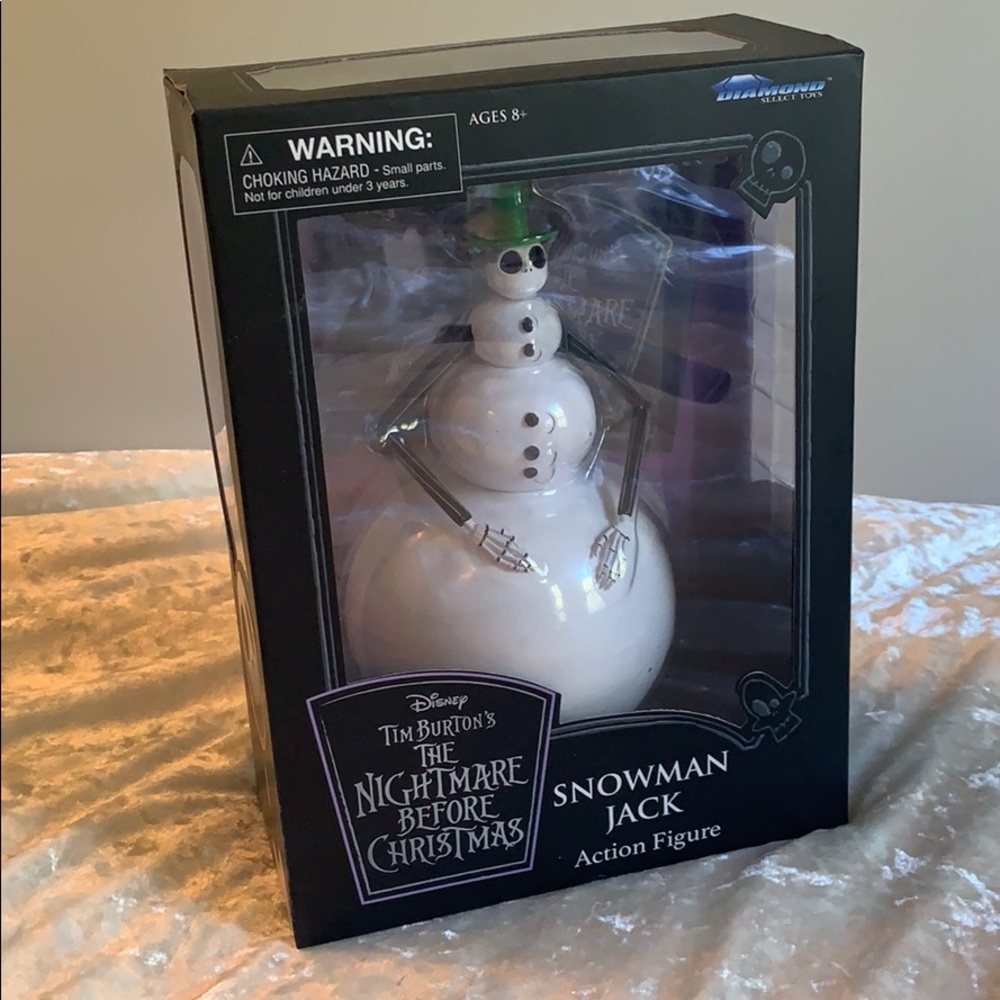 Disney Tim Burton Nightmare Christmas Snowman Jack
